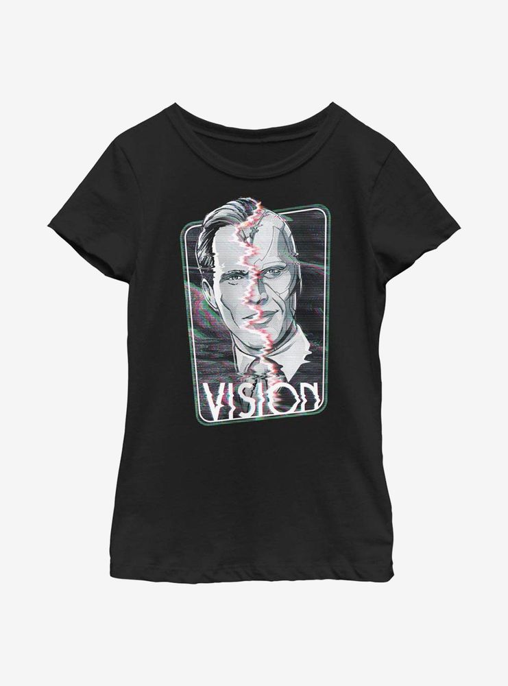 Marvel WandaVision Split Vision Youth Girls T-Shirt