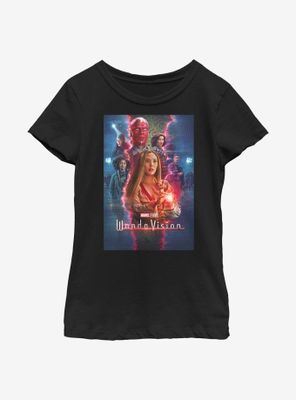 Marvel WandaVision TV Magic Poster Youth Girls T-Shirt