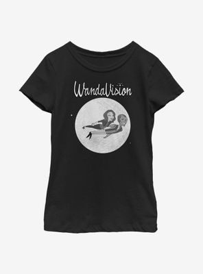 Marvel WandaVision Flying Cartoon Youth Girls T-Shirt