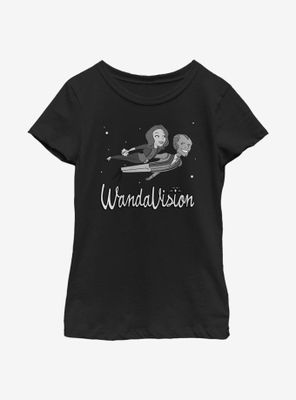 Marvel WandaVision Flying Stars Youth Girls T-Shirt