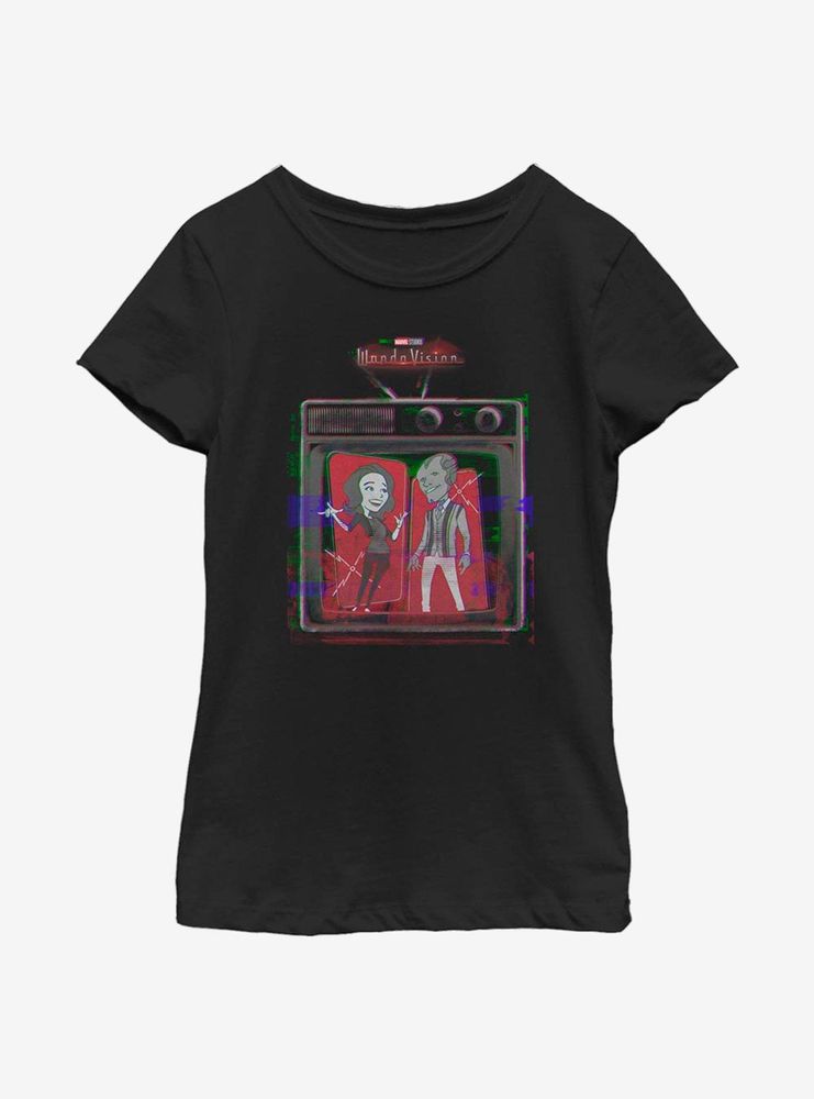 Marvel WandaVision Retro Telly Youth Girls T-Shirt