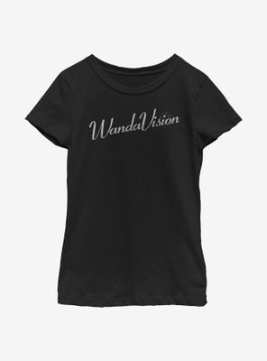 Marvel WandaVision Silver Logo Youth Girls T-Shirt