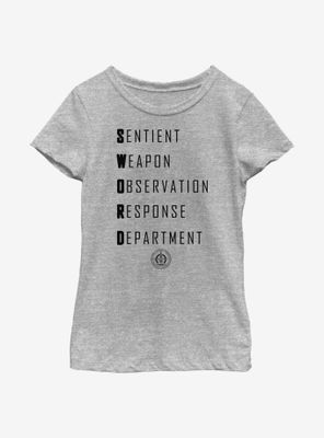 Marvel WandaVision Sword Acronym Youth Girls T-Shirt