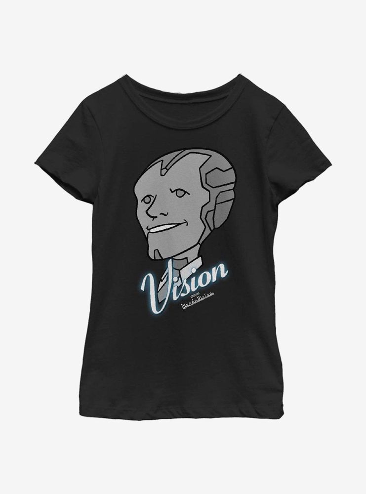 Marvel WandaVision Vision Grins Youth Girls T-Shirt