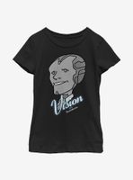 Marvel WandaVision Vision Grins Youth Girls T-Shirt