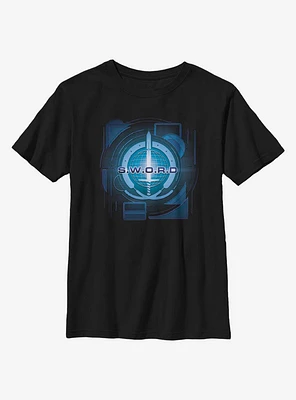 Marvel WandaVision Digital Sword Logo Youth T-Shirt
