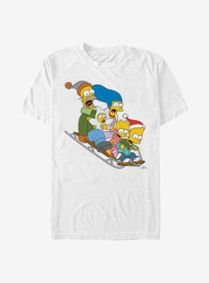 The Simpsons Gone Sledding T-Shirt