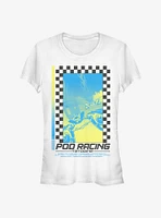 Star Wars Pod Race Poster Girls T-Shirt