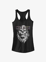 Star Wars Chewie Face Girls Tank