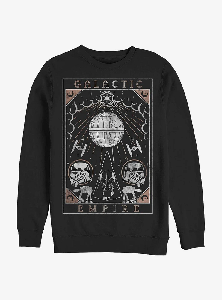 Star Wars Galactic Empire Tarot Crew Sweatshirt