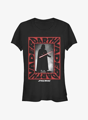 Star Wars Darth Vader Frame Girls T-Shirt