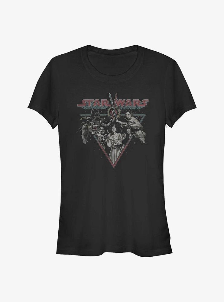 Star Wars Flaming Battle Girls T-Shirt