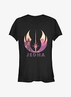 Star Wars Jedha Silhouette Girls T-Shirt