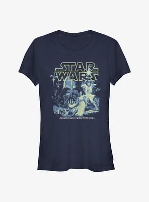 Star Wars Poster Neon Pop Girls T-Shirt