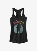 Star Wars Boba Fett Silhouette Girls Tank