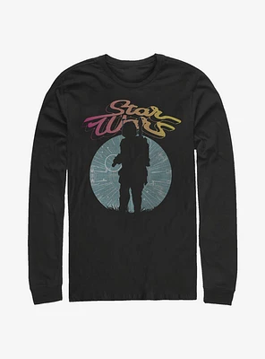 Star Wars Boba Fett Silhouette Long-Sleeve T-Shirt