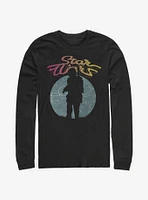 Star Wars Boba Fett Silhouette Long-Sleeve T-Shirt