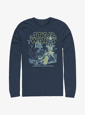 Star Wars Poster Neon Pop Long-Sleeve T-Shirt