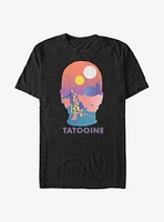 Star Wars Tatooine Silhouette T-Shirt