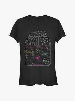 Star Wars Arcade Game Girls T-Shirt