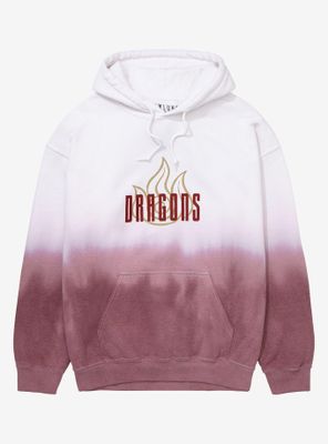 Avatar: The Last Airbender Fire Nation Dragons Women's Dip-Dye Hoodie - BoxLunch Exclusive