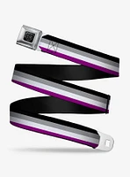 Asexual Flag Seatbelt Belt