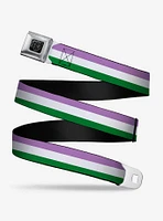 Genderqueer Flag Seatbelt Belt