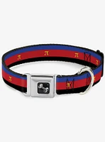 Polyamorous Flag Seatbelt Dog Collar