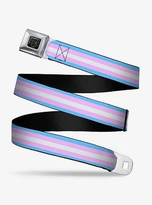 Transgender Flag Seatbelt Belt