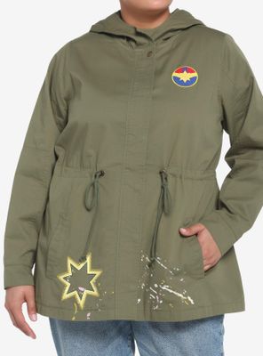 Her Universe Marvel Ms. Patch Girls Anorak Jacket Plus
