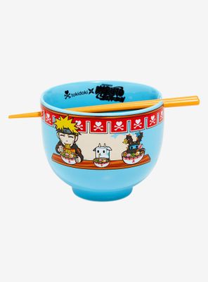 tokidoki x Naruto Shippuden Ramen Bowl with Chopsticks