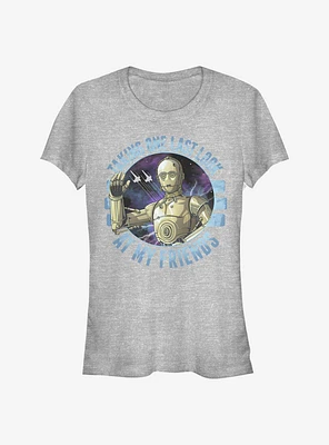 Star Wars: The Rise Of Skywalker Bye C-3PO Girls T-Shirt