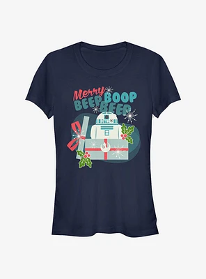 Star Wars Beep R2 Merry Girls T-Shirt