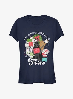 Star Wars Galaxy Christmas Girls T-Shirt