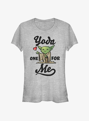 Star Wars Yoda For Me Cartoon Girls T-Shirt