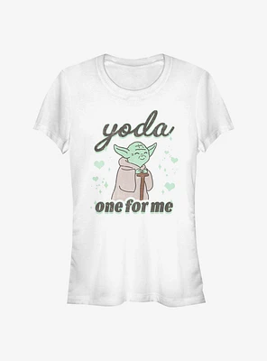 Star Wars Yoda One Cute Girls T-Shirt