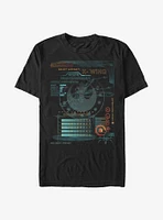 Star Wars X-Wing Game Components T-Shirt