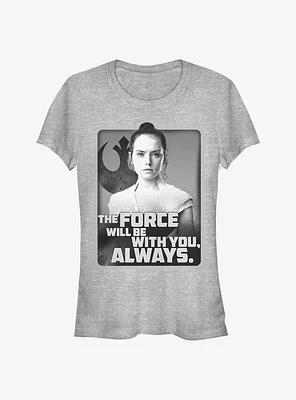 Star Wars: The Rise Of Skywalker With You Rey Girls T-Shirt