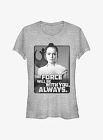 Star Wars: The Rise Of Skywalker With You Rey Girls T-Shirt
