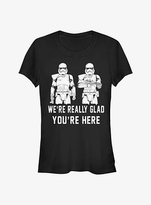 Star Wars: The Rise Of Skywalker So Glad Troopers Girls T-Shirt