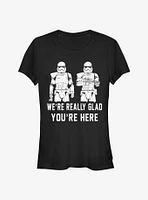 Star Wars: The Rise Of Skywalker So Glad Troopers Girls T-Shirt