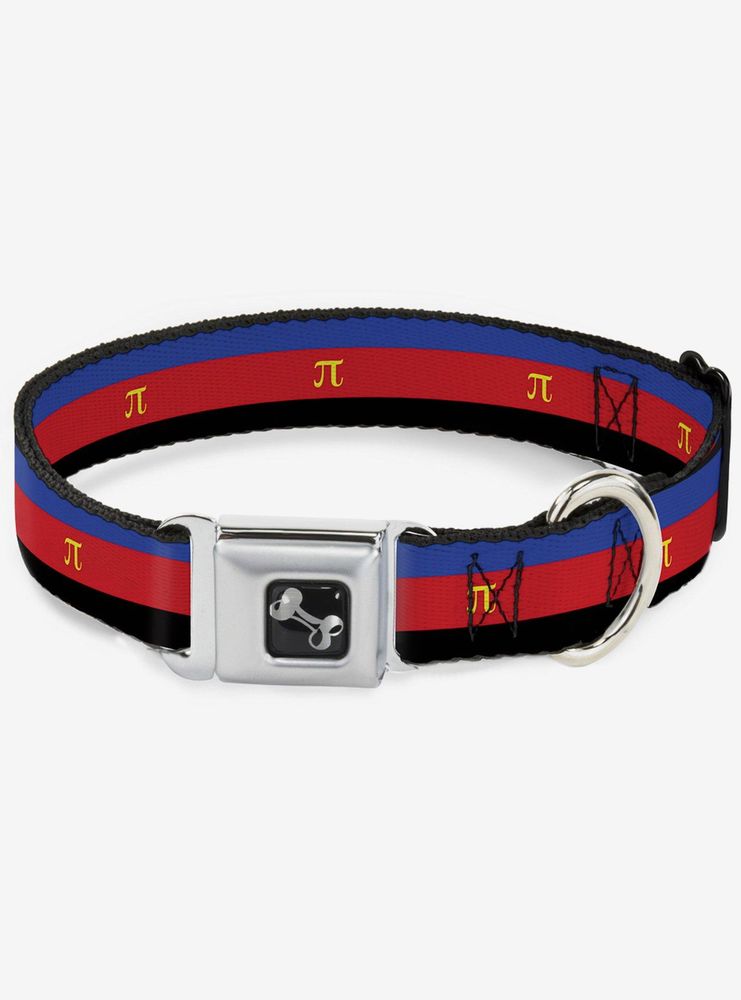 Polyamorous Flag Seatbelt Dog Collar