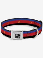 Polyamorous Flag Seatbelt Dog Collar