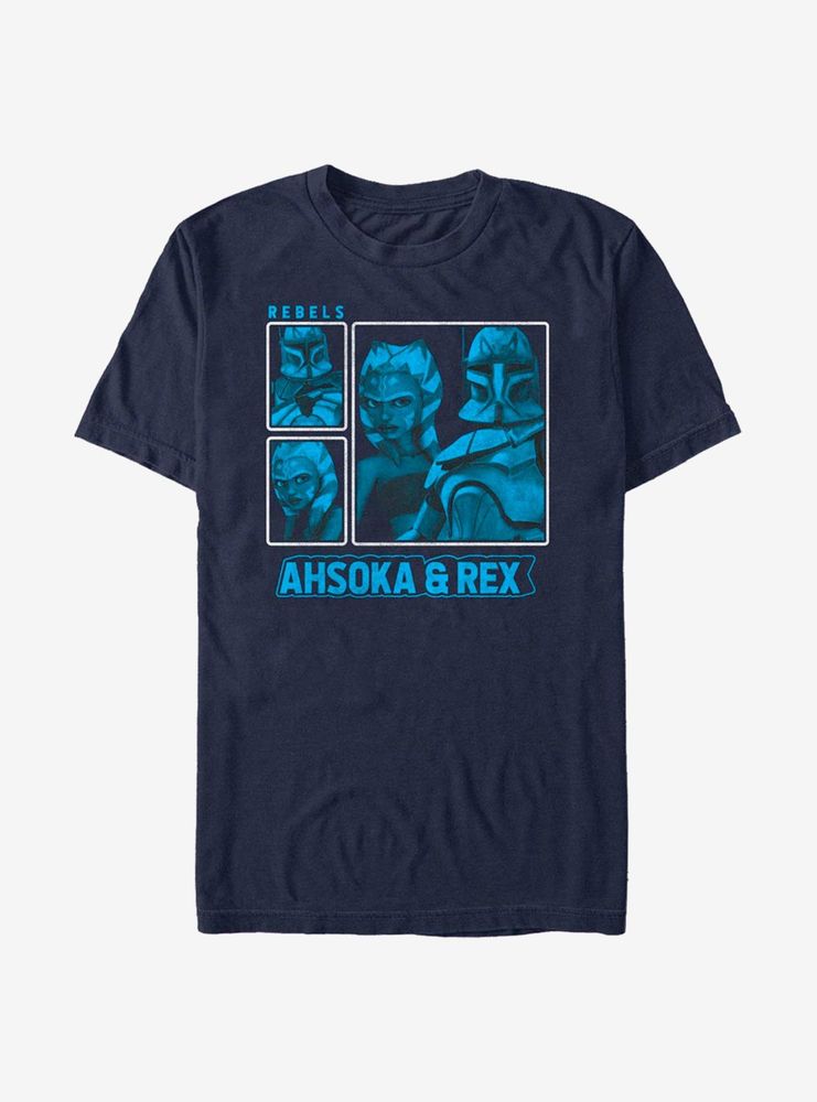 Star Wars: The Clone Wars Rex And Ahsoka Rebels T-Shirt