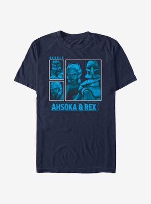 Star Wars: The Clone Wars Rex And Ahsoka Rebels T-Shirt