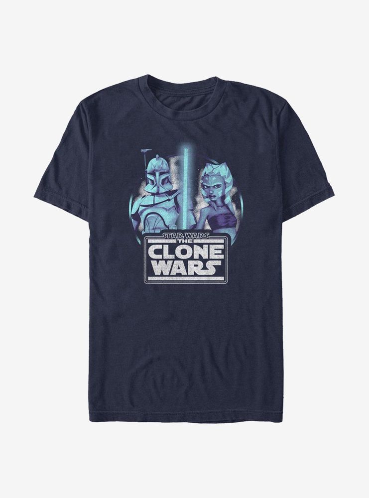 Star Wars: The Clone Wars Rex And Ahsoka Circle T-Shirt