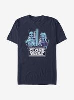 Star Wars: The Clone Wars Rex And Ahsoka Circle T-Shirt