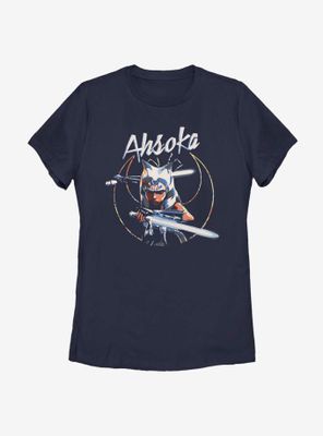 Star Wars: The Clone Wars Ahsoka Rebel Tano Womens T-Shirt