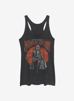 Star Wars The Mandalorian Child Fog Womens Tank Top