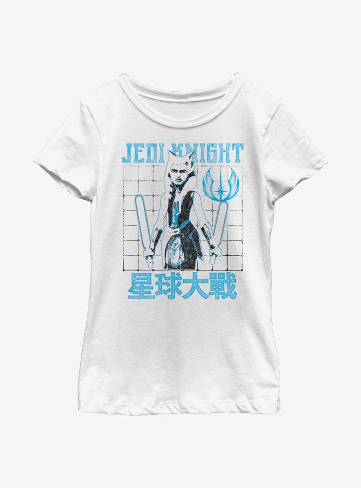 Star Wars: The Clone Wars Ahsoka Jedi Knight Tanos Tanto Youth Girls T-Shirt